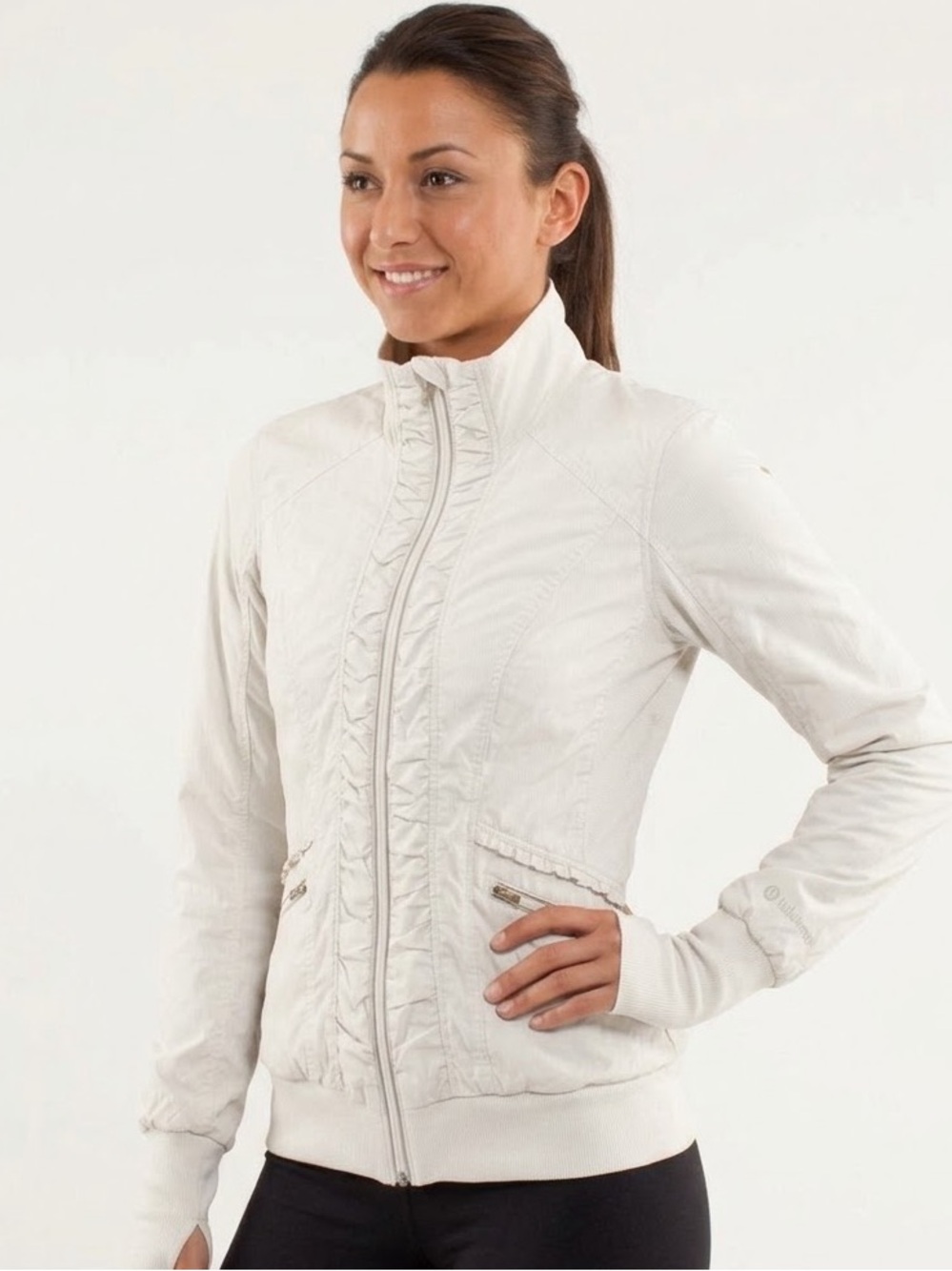 LULULEMON | RUFFLE ACCENT RUN JACKET